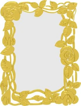 Vector gold frame Vector gold frame Copyright: xZoonar.com/IgorxLubnevskiy... Stock Photos