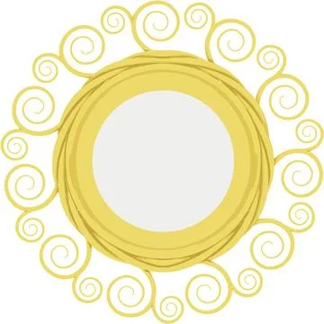 Vector gold frame Vector gold frame Copyright: xZoonar.com/IgorxLubnevskiy... Stock Photos