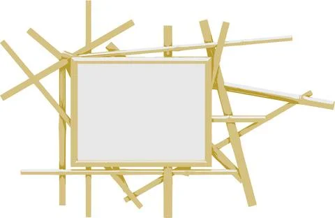 Vector gold frame Vector gold frame Copyright: xZoonar.com/IgorxLubnevskiy... 스톡 사진