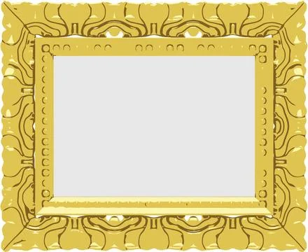 Vector gold frame Vector gold frame Copyright: xZoonar.com/IgorxLubnevskiy... Stock Photos