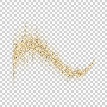 Vector gold glitter particles Gold glitter particles Gold sparks and golden star 스톡 일러스트