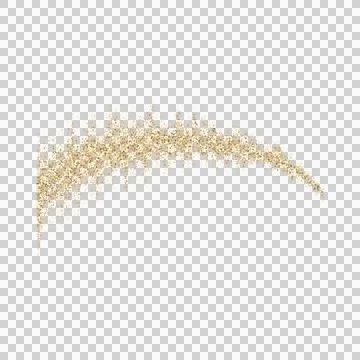 Vector gold glitter particles Gold glitter particles Gold sparks and golden star 스톡 일러스트