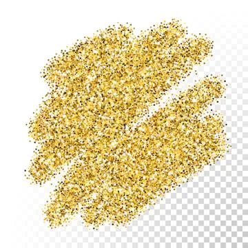 Vector gold glitter particles texture イラスト素材