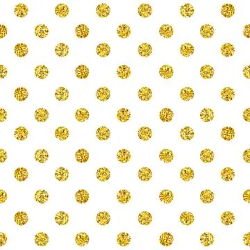 Vector gold glitter seamless pattern Stock Illustration