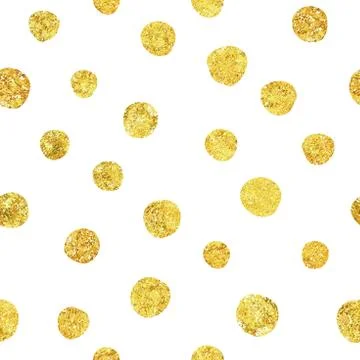 Vector gold glitter seamless pattern Stock Illustration