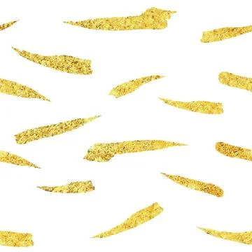 Vector gold glitter seamless pattern Stock Illustration