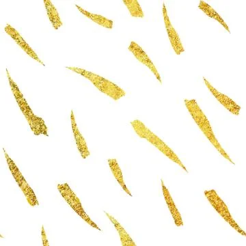 Vector gold glitter seamless pattern Stock Illustration