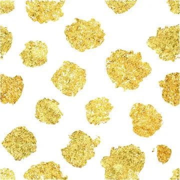 Vector gold glitter seamless pattern Stock Illustration