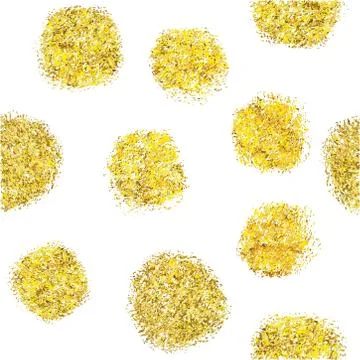 Vector gold glitter seamless pattern Stock Illustration