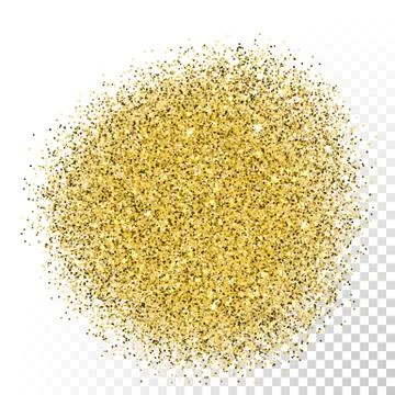 Vector gold glitter textured scatter Ilustración de archivo