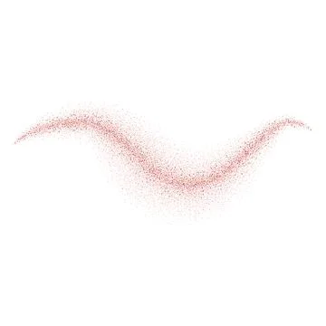 Vector gold glitter wave abstract background Illustrazione stock