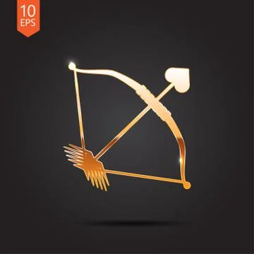 Vector gold icon Stock Illustration