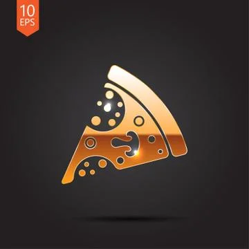 Vector gold icon Stock Illustration