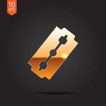 Vector gold icon Stock Illustration