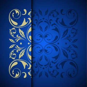 Vector gold oriental arabesque pattern background with place for text Illustrazione stock