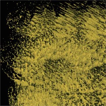Vector gold paint smear stroke stain set. Abstract gold texture hand drawn on Stock Illustration
