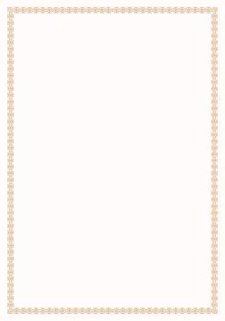 Vector gold rectangular frame Illustrazione stock