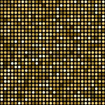 Vector golden mosaic background Stock Illustration