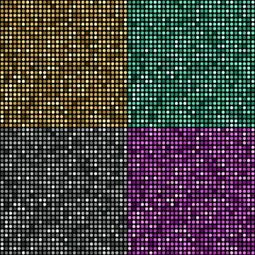 Vector golden mosaic background Stock Illustration