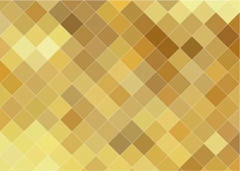 Vector golden mosaic background Stock Illustration