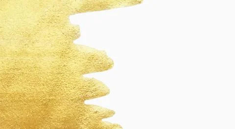 Vector golden paint horizontal background with copy space Stock Illustration