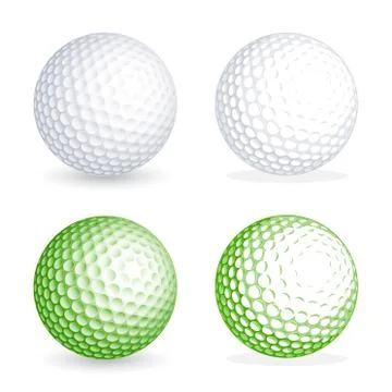 Vector golf Ball Stock Illustration