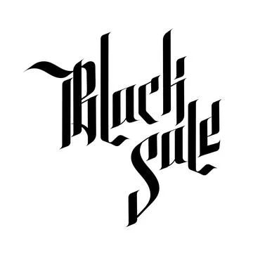 Vector gothic calligraphy. Medieval hand composition, lettering Stock Illustration