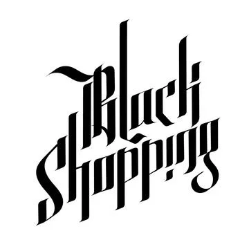 Vector gothic calligraphy. Medieval hand composition, lettering Stock Illustration