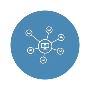 Vector gps global positioning system city map navigation. Monitoring of trans Stock Illustration