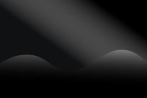 Vector gradient black background with a ray of light Stock Illustration