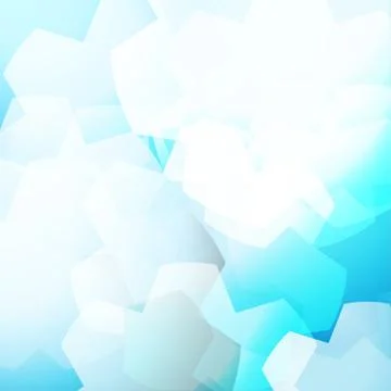 Vector gradient blue abstract background with geometric shapes. Stock Illustration