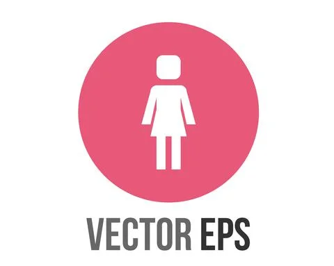 Vector gradient blue restroom circle icon button with iconography of man and Stock Illustration