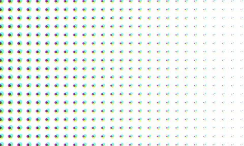 Vector Gradient CMYK Color Halftone Abstract Texture Stock Illustration