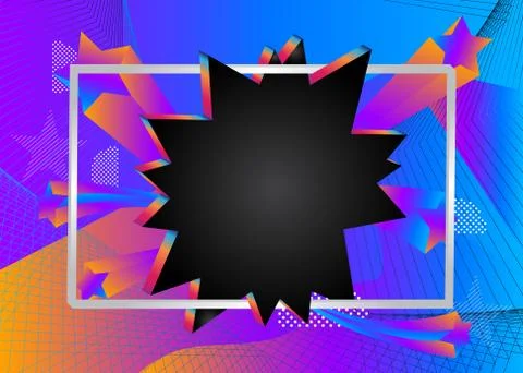 Vector gradient geometric elements, background. Abstract graphic design with  イラスト素材