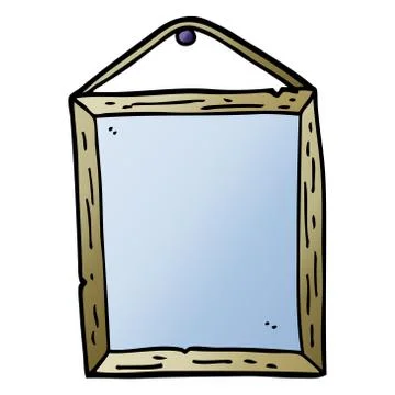Vector gradient illustration cartoon picture frame Ilustración de archivo