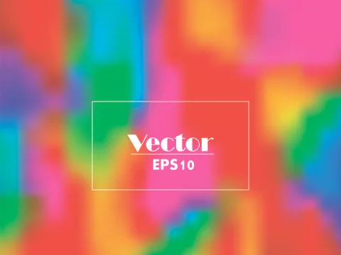 Vector gradient rainbow abstract background Stock Illustration