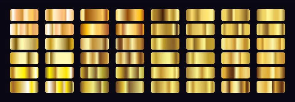 Vector Gradient Set. Multicolor Sphere Stock Illustration