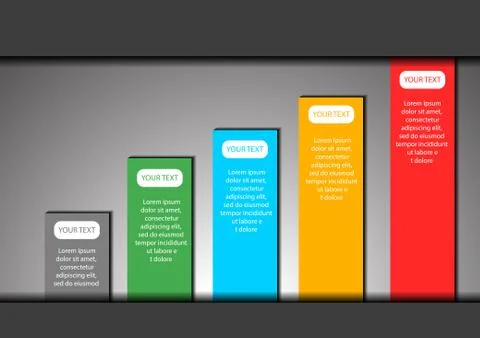 Vector : Graph and space for text vector background Stock Illustration