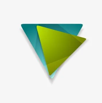 Vector graphic of abstract triangle shapes Vector graphic of abstract tria... Stock Photos