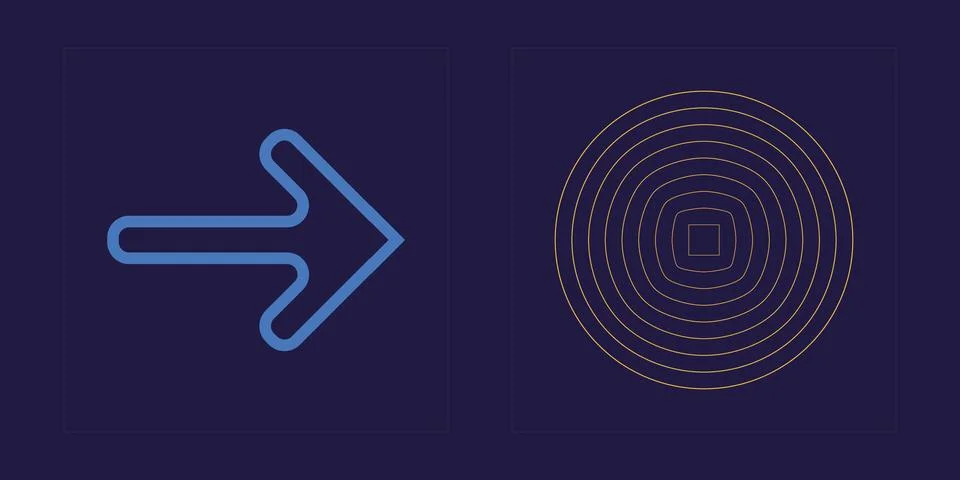 Vector Graphic Assets Set. Big collection of abstract graphic geometric symbols Illustrazione stock