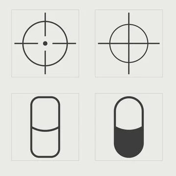 Vector Graphic Assets Set. Large set of retro objects for design. Templates for Stock Illustration