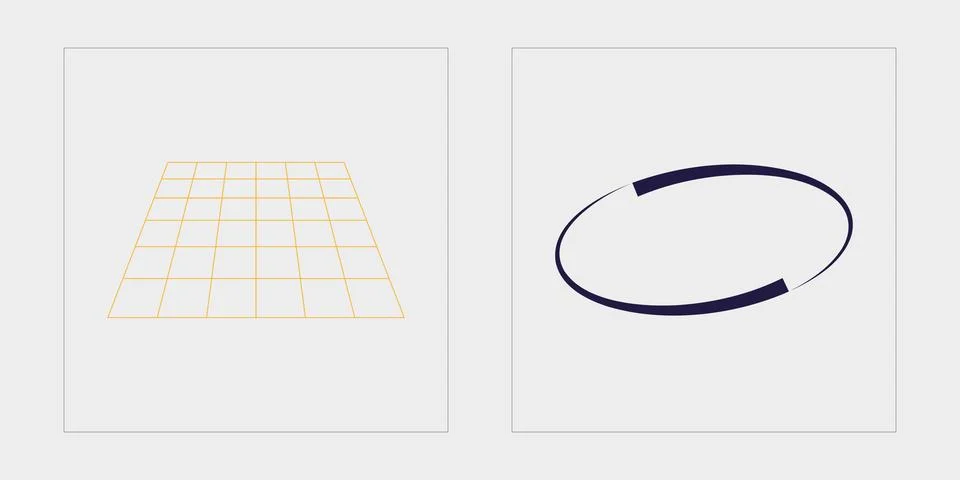 Vector Graphic Assets Set. Large set of retro objects for design. For modern T Stock Illustration