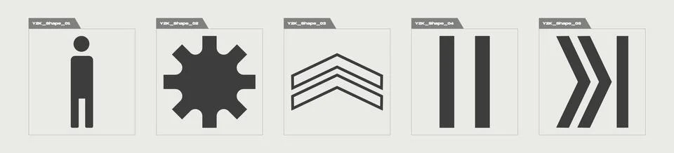 Vector Graphic Assets Set. Large set of retro objects for design. Elements for 스톡 일러스트