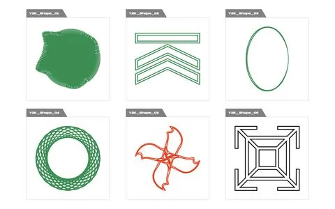 Vector Graphic Assets Set. Large set of retro objects for design. Flat Stock Illustration