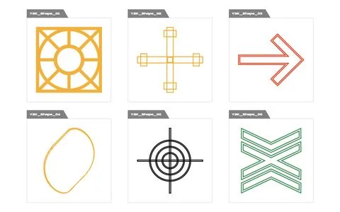 Vector Graphic Assets Set. Large set of retro objects for design. Elements for 스톡 일러스트