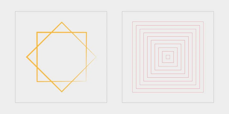 Vector Graphic Assets Set. Rave psychedelic retro futuristic set. Modern Stock Illustration