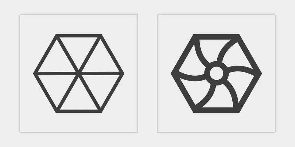Vector Graphic Assets Set. Trendy geometric postmodern figures. Objects in y2k Stock Illustration