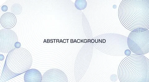 Vector, graphic, background, geometric, texture, circle, abstract, blue, pa.. Stock Illustration