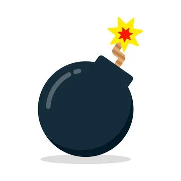 Vector Graphic of Bomb. Good for additional element, additional design Stock Illustration