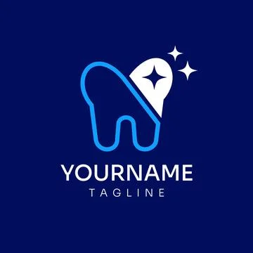 Vector Graphic Design, Dental Logo Design 스톡 일러스트